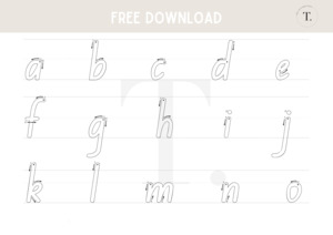 Free Resources: Lowercase ABC's - Printable Free Download