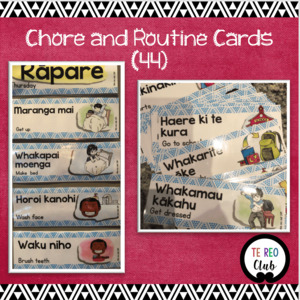 Products: Te Reo Daily Routines and Chore Labels - The Te Reo Māori Classroom