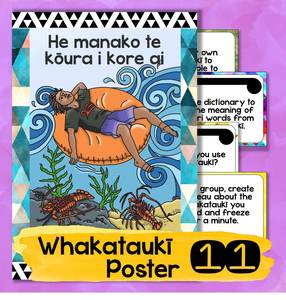 Products: Whakataukī Poster 11 - The Te Reo Māori Classroom