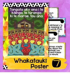 Products: Whakataukī Poster 07 - The Te Reo Māori Classroom