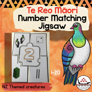 Products: Te Reo Māori Number Matching Jigsaw - The Te Reo Māori Classroom