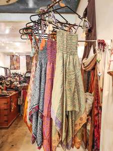 Frontpage: Children's Silk Sari Dresses - Large 6-10 years