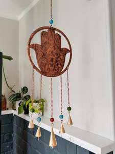 Homeware: Circle Hamsa Mobile
