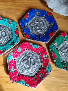 Incense: Metal Hexagon Incense Holder