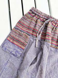 Clothing 1: Stonewashed Cotton Aladdin Pants