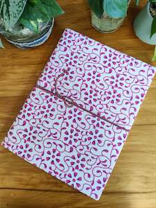 Diaries: Extra Large Printed Cotton Fabric Diary