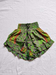 New Clothing: Renata Silk Sari Frill Shorts - #1
