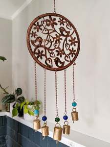 Mobiles: Large Metal Bird Filigree Mobile