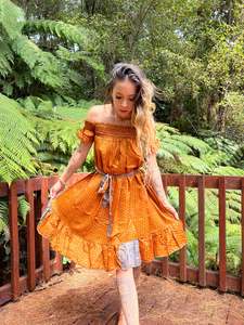 Dresses: Meadow Dress - Orange