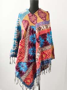 Autumn Favourites: Patterned Wool Poncho