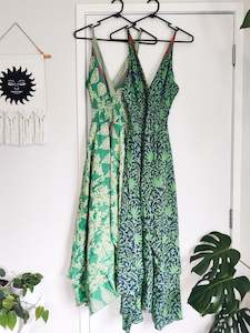 Recycled Silk Sari Umbrella Maxi Dress