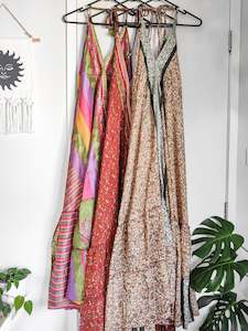 Recycled Silk Sari Long Una Dress