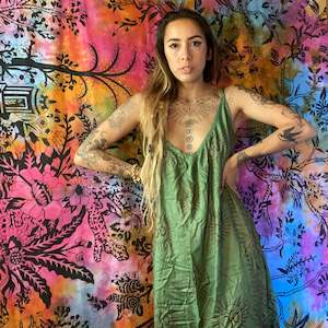 Dresses: Long Ohm Cotton Maxi Dress