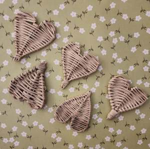 Natural Vine Hearts (3 pcs)