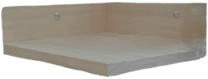 Ledges: Large Kiln-Dried Pine Corner Ledge