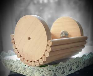 Wooden Cradle Ledge for Chinchillas