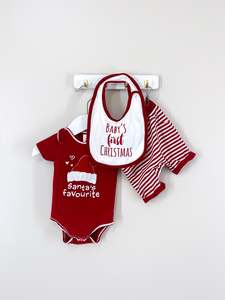 The Xmas: 🎄 Teeny Weeny santa's favourite set (0-3m)
