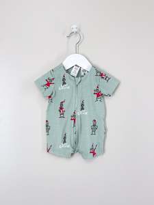 The Xmas: 🎄 Cotton On Kids x The Grinch shortie zip romper (0-3m)