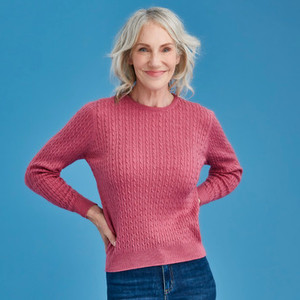 Royal Merino - Rib and Cable Crew