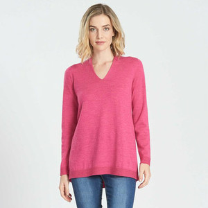 Royal Merino - High V Relaxed Fit Sweater (Sale)