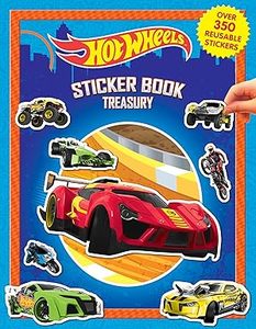 New: Sticker Book Treasury - Mattel Hot Wheels