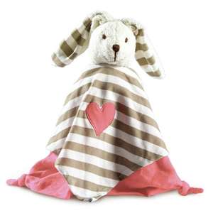6 Months: Hape Rabbit Cloth Snuggly - Pink