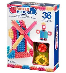 2 Year Old: Battat Bristle Blocks 36pcs Basic Builder