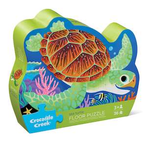 3 Year Old: Crocodile Creek 36pc Foil Sea Turtle