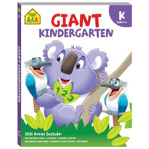 6 Year Old: School Zone Giant Workbook Kindergarten