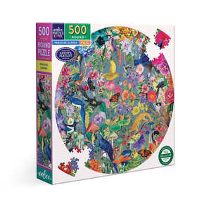 13 Years Plus: eeBoo 500pc Puzzle Paradise Garden Round