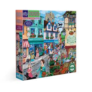 13 Years Plus: eeBoo 1000pc Puzzle Village by the Sea Sq