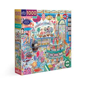 13 Years Plus: eeBoo 1000pc Puzzle Sweet Shoppe  Sq