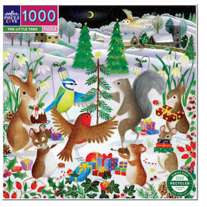 The Little Tree Square Puzzle - eeBoo 1000pc Puzzle