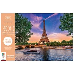 300p Large Piece Jigsaw: Eiffel Tower, Paris, France