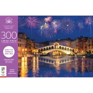 10 Year Old: 300p Large Piece Jigsaw: Rialto Bridge, Venice, Italy