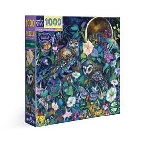 13 Years Plus: eeBoo 1000pc Puzzle Moon Garden Square