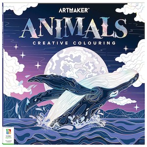 Art Maker Amazing Animals Colouring Book