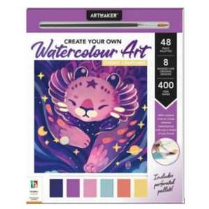 Arts And Crafts For Adults: Art Maker Watercolour Magic Majestic Animals