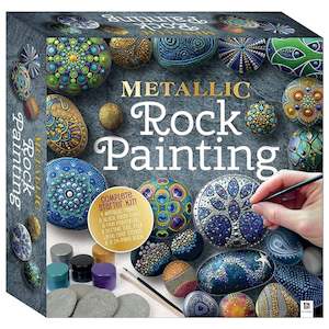 Craft Maker Metallic Rock Painting Kit