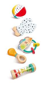 Baby 3 12 Months: Hape 5 in 1 Baby Sensory Set