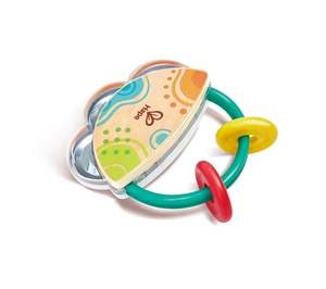 Baby 3 12 Months: Hape Wooden Tambourine