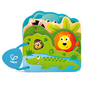Hape Babys Wild Animal Book