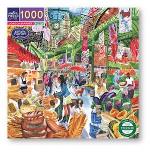 Pieces Puzzles: eeBoo 1000pc Puzzle London Market Sq