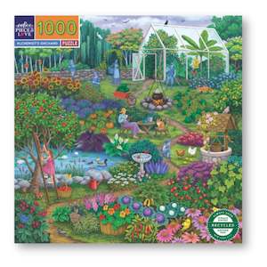 Pieces Puzzles: eeBoo 1000pc Puzzle Alchemist's Orchard Sq