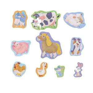 Hape Farm Animal Level Up Puzzle