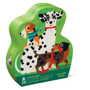 Shapes Puzzles: Crocodile Creek 36-pc Puzzle: Playful Pups