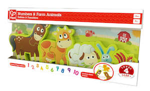 Hape Numbers & Farm Animals Puzzle