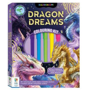 11 Year Old: Kaleidoscope Colouring Kit Dragon Dreams