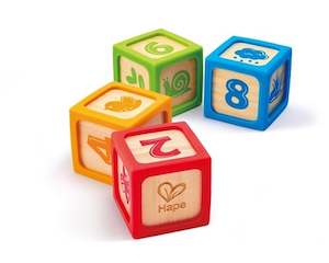 6 Months: Hape Smart Start Blocks 4pcs