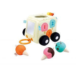 6 Months: Hape Sensory Scoop Ice Cream Truck